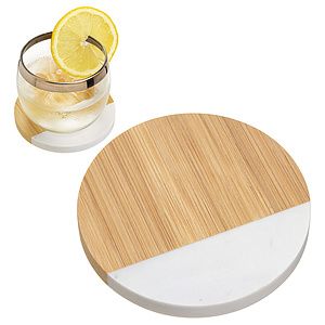 BambooMarble Combo Coaster