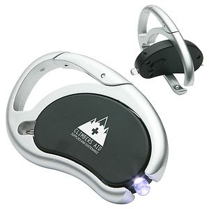 Carabiner Swivel Light & Pen