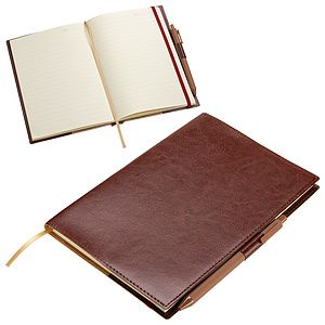Conclave Refillable Leatherette Journal with Pen