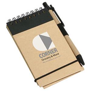 Think Green Recycled Notepad  Pen