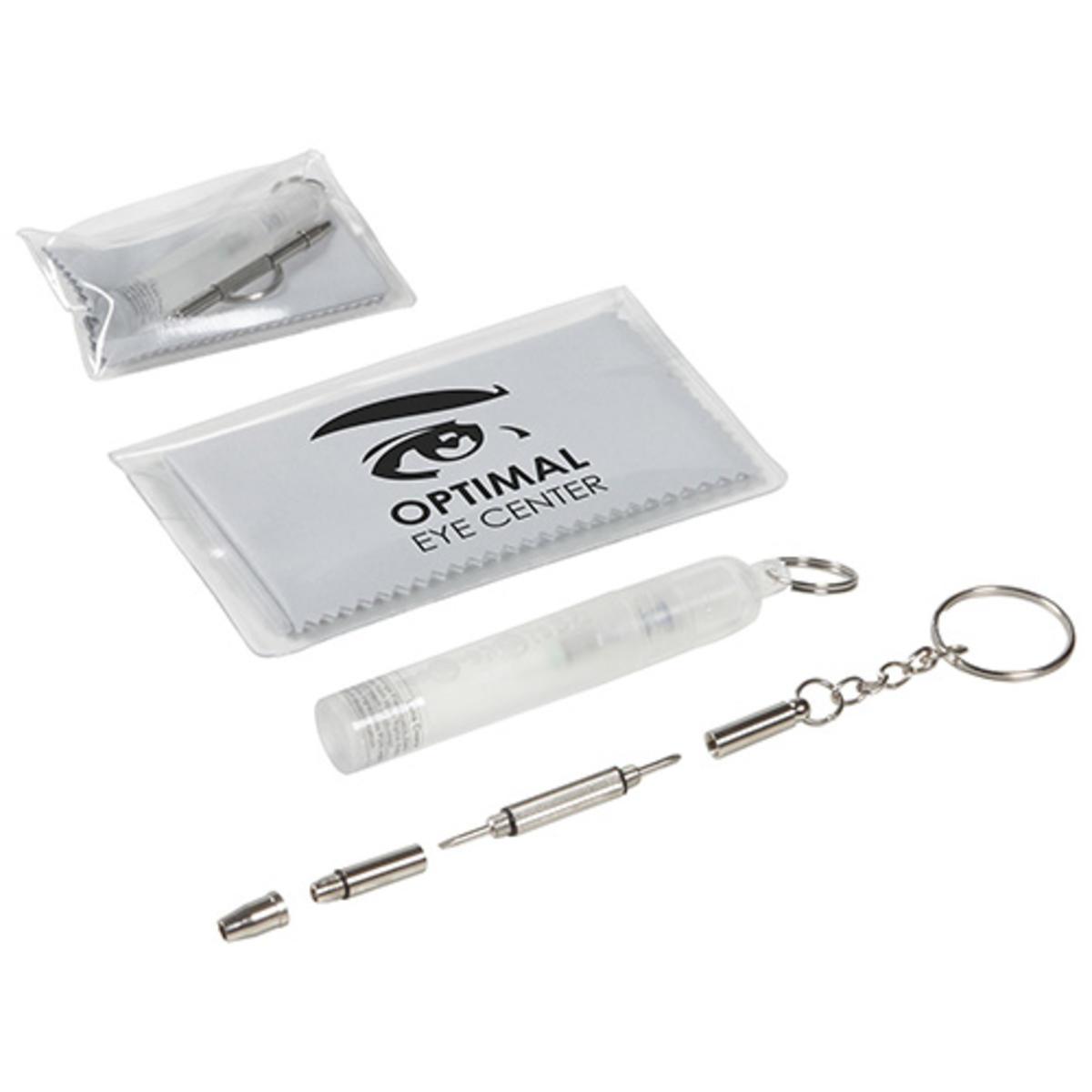 Custom Eye glass care kit personalized with your custom logo design