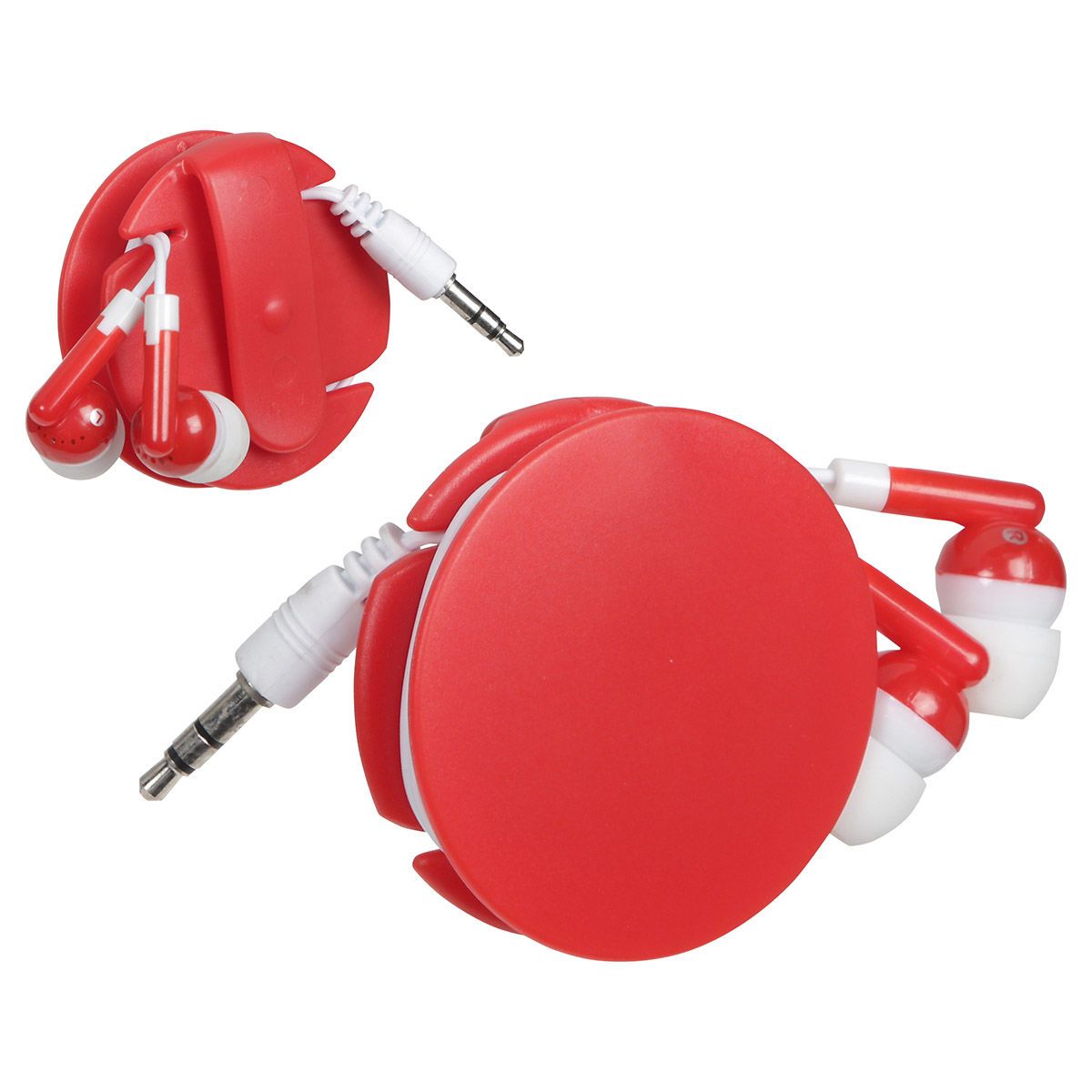 Custom Storage disc clip with earbuds personalized with your custom