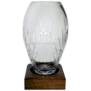 Large Westgate Crystal Vase With Base
