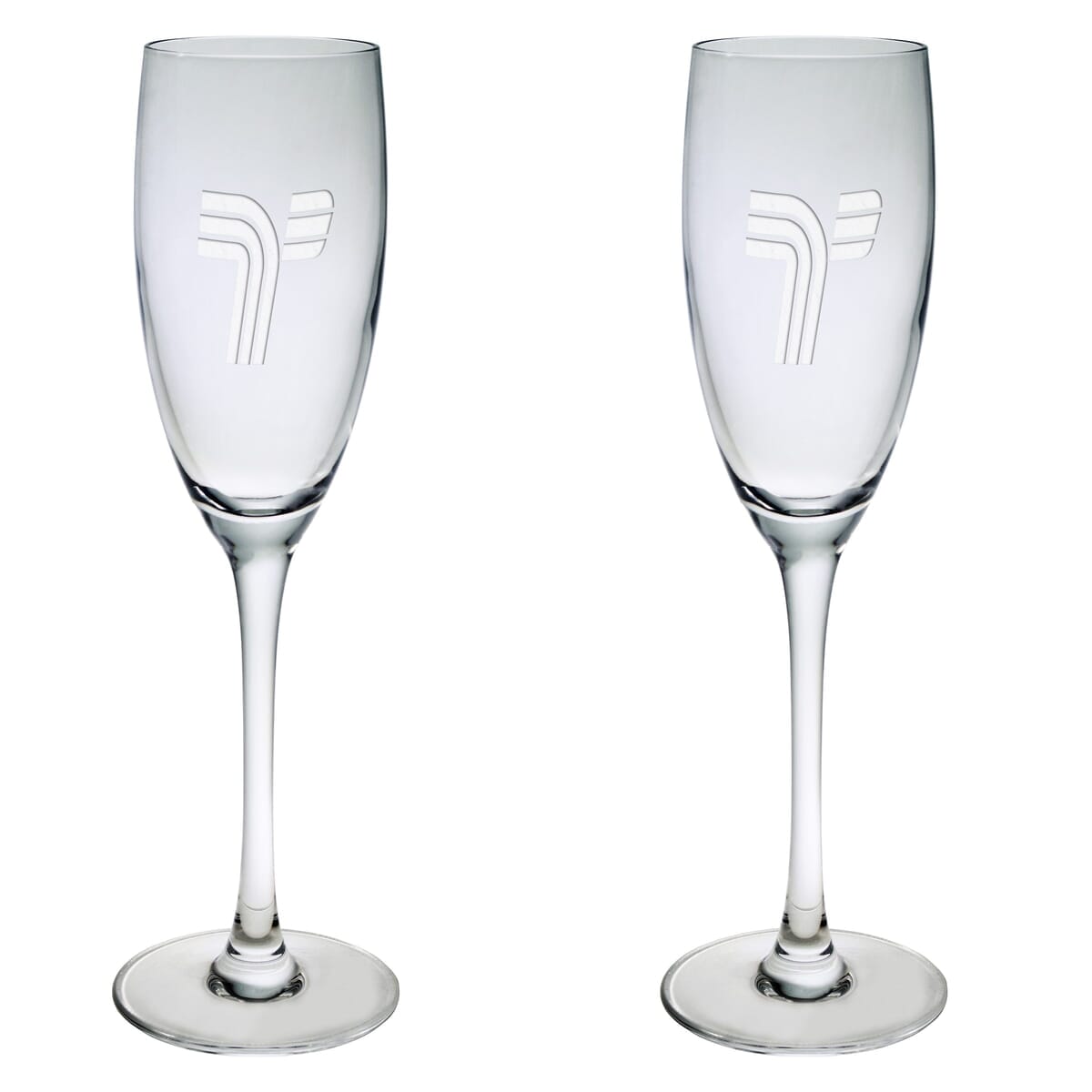 8 Oz. Set of Two Afficianado Stemmed Flutes