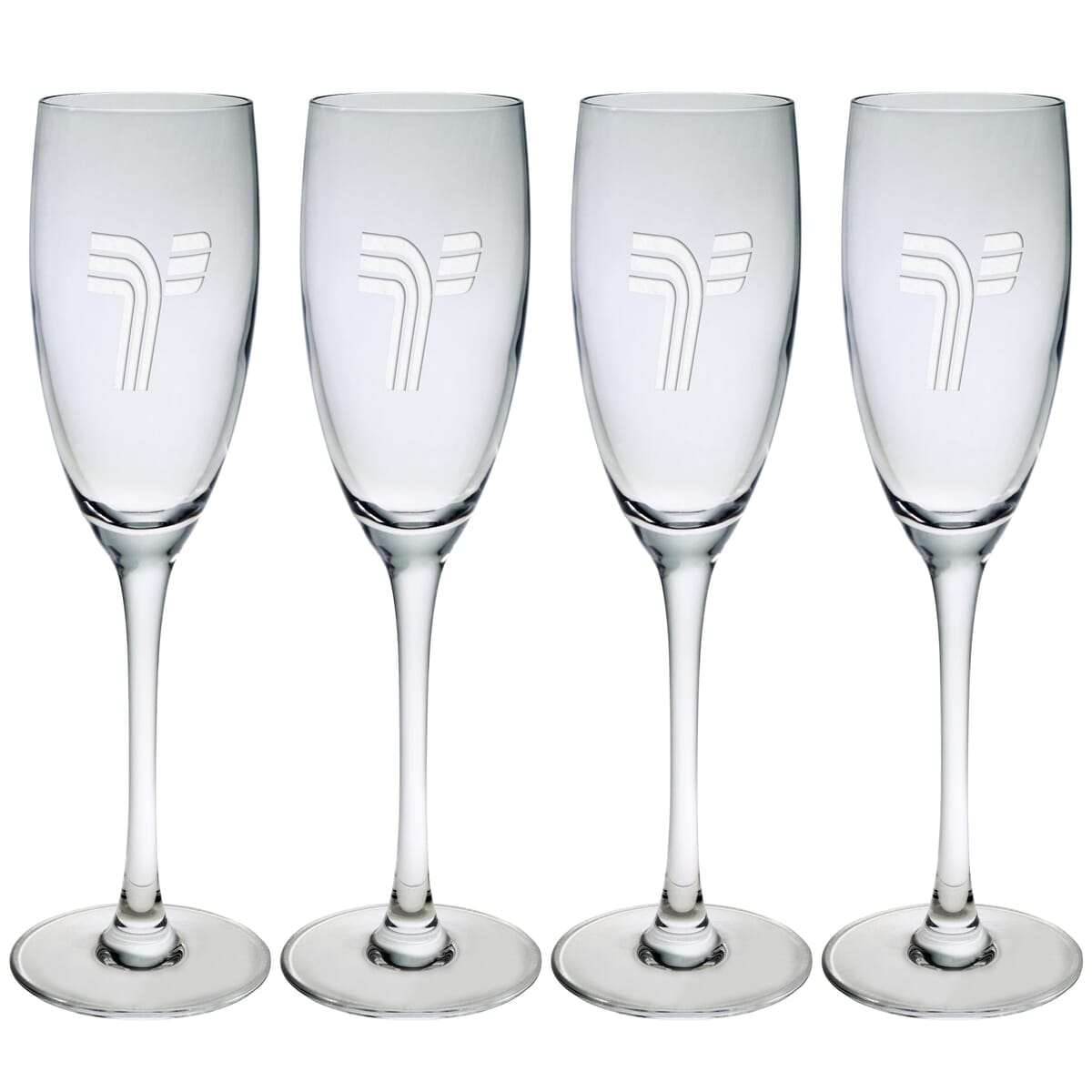8 Oz. Set of Four Afficianado Stemmed Flutes