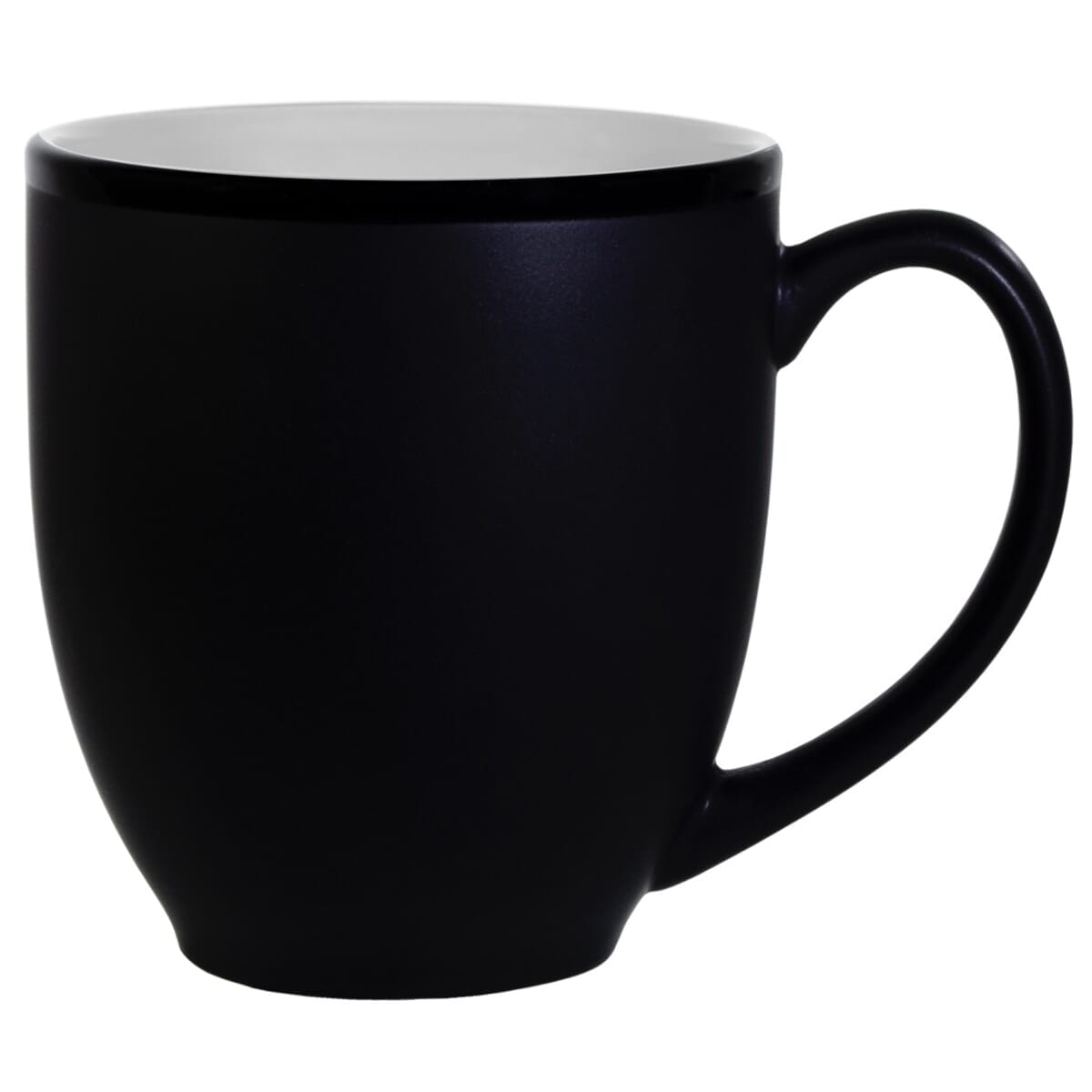 Hilo Bistro Two-Tone Matte Mug: White (16 Oz.)