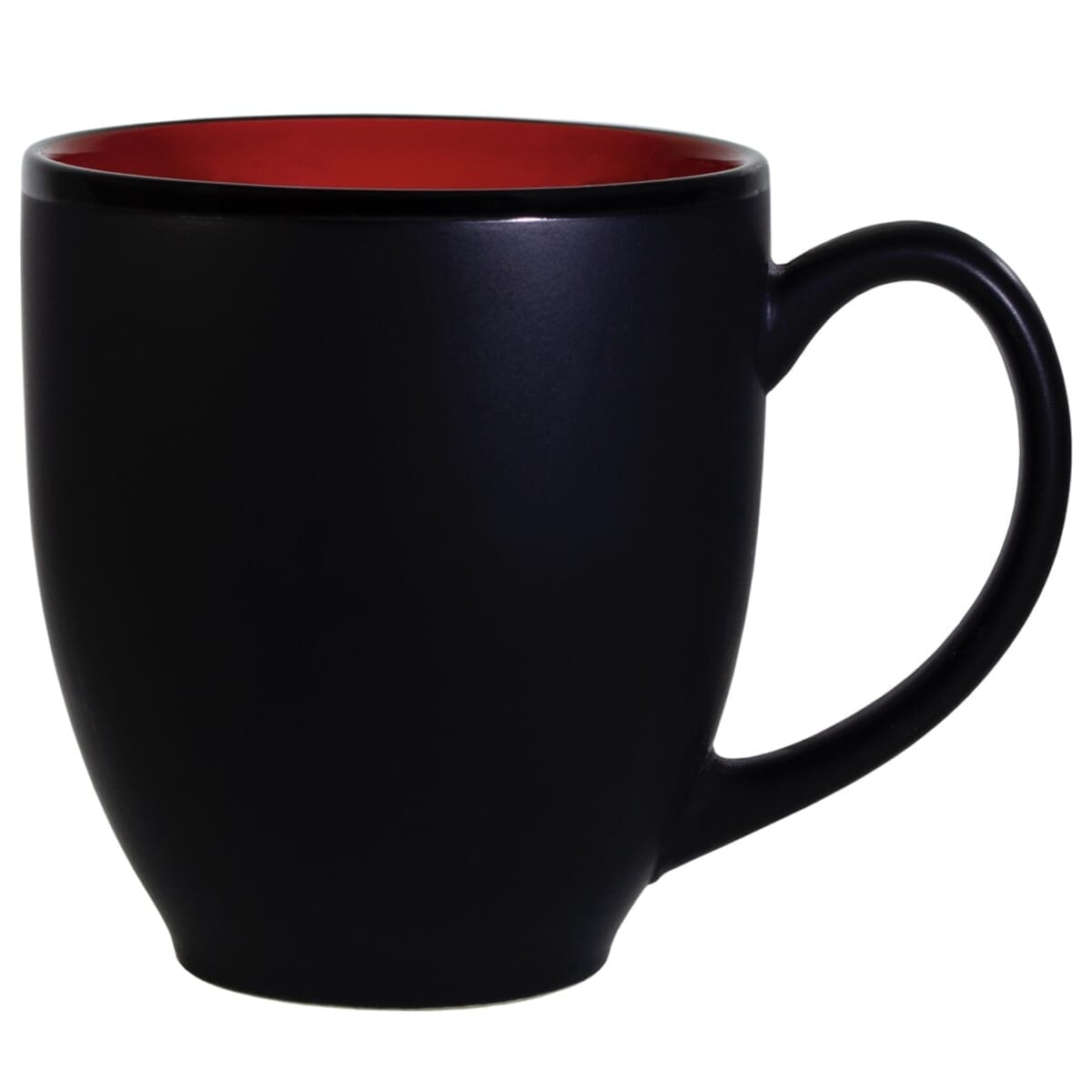Hilo Bistro Two-Tone Matte Mug: Red (16 Oz.)