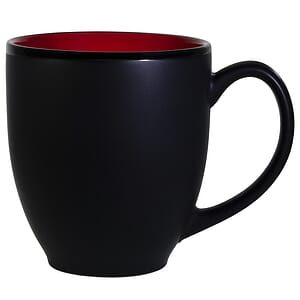 Hilo Bistro Two-Tone Matte Mug: Red (16 Oz.)