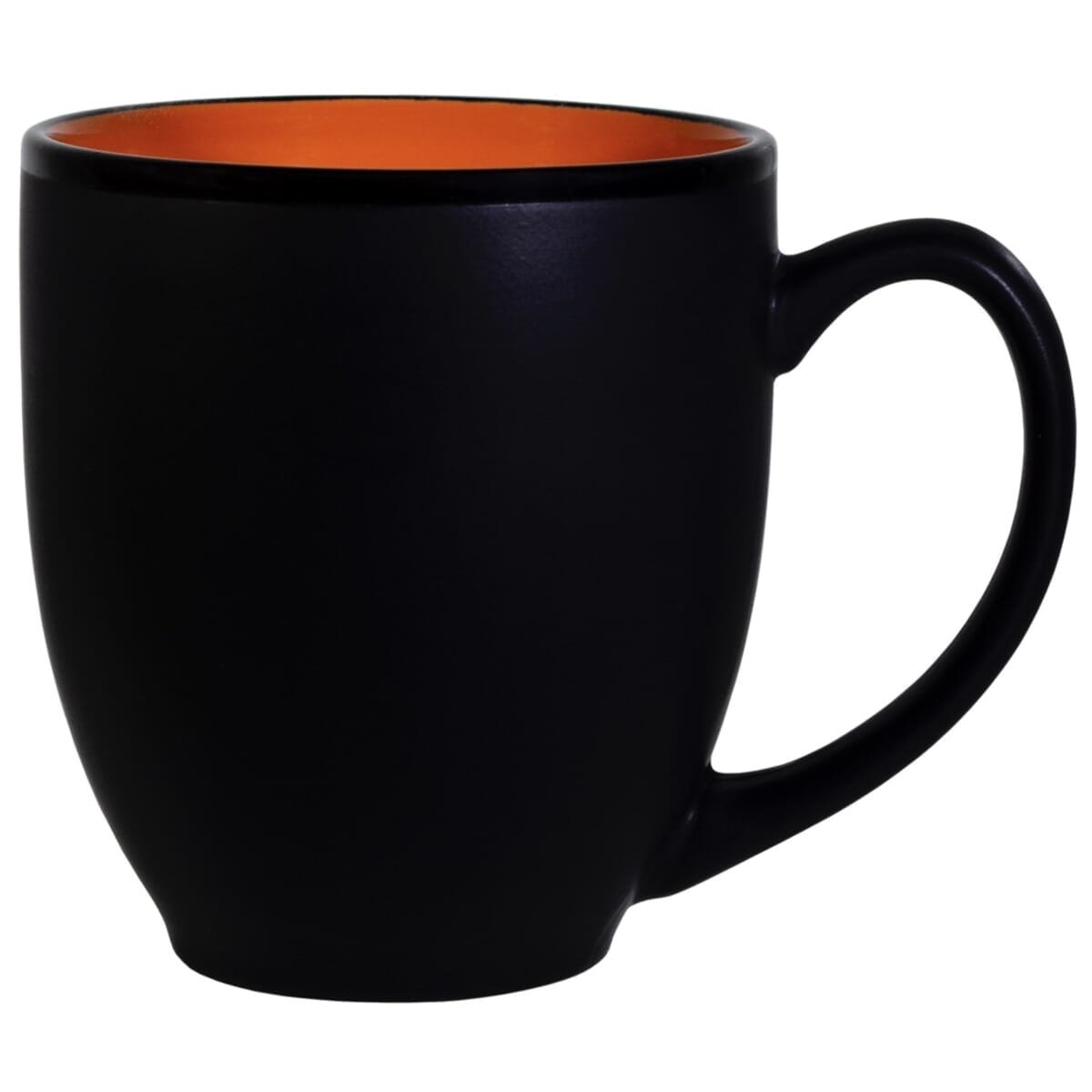 Hilo Bistro Two-Tone Matte Mug: Orange (16 Oz.)
