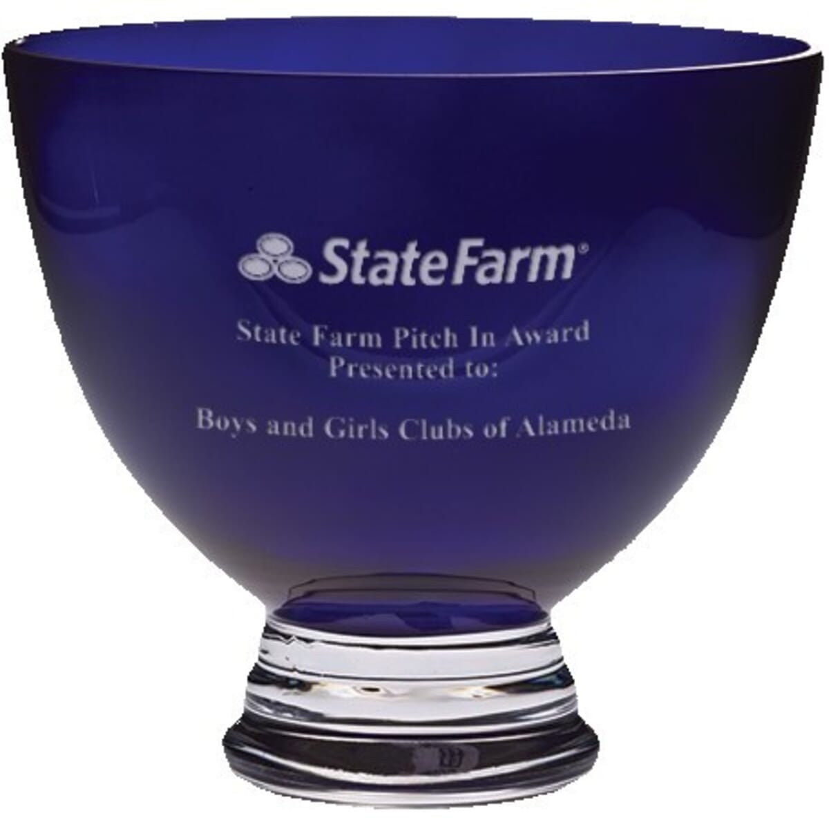9"D Westgate Cobaltino Blue Vase