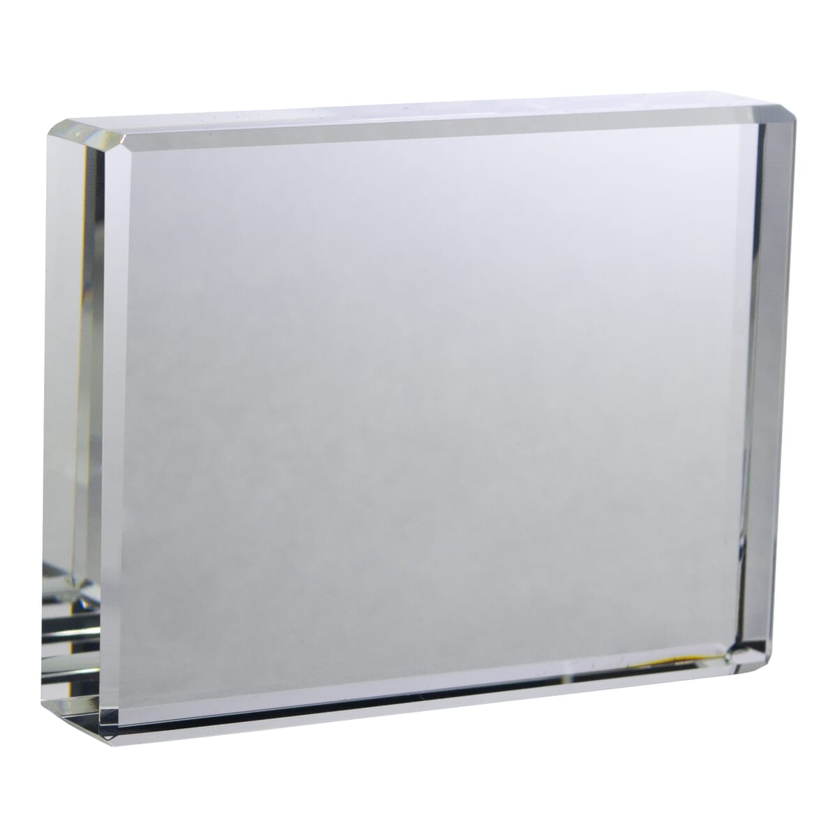 4" Clear Crystal Desktop Award