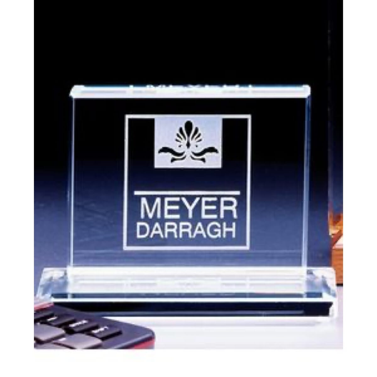 5" Clear Crystal Desktop Award