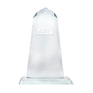 12" Pinnacle Award Clear