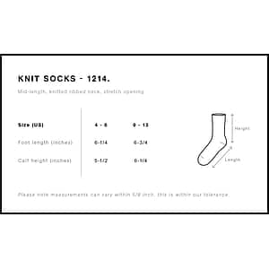 Knit Socks (2 Pairs) | 1214