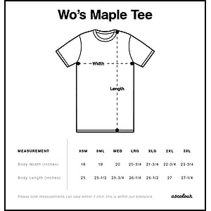 Wo's Maple Tee | 4001