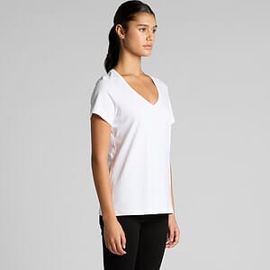 Wo's Maple V Neck Tee | 4023