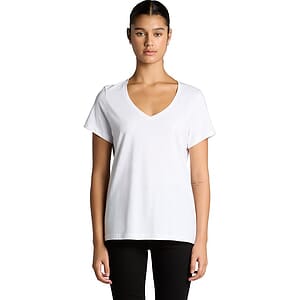 Wo's Maple V Neck Tee | 4023
