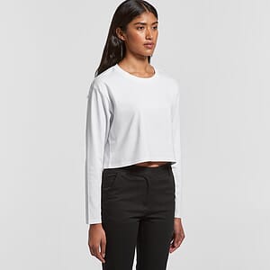 Wo's Crop L/S Tee | 4058