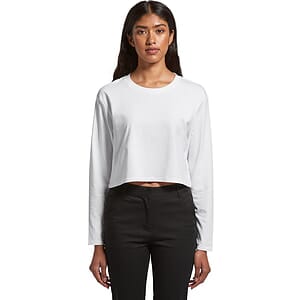 Wo's Crop L/S Tee | 4058