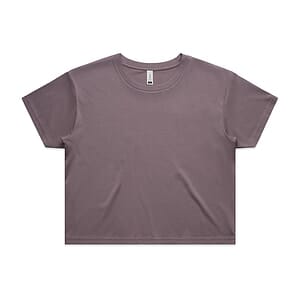 Wo's Faded Crop Tee | 4062FS
