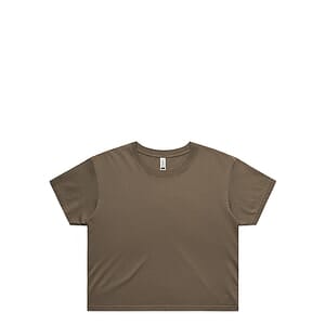 Wo's Faded Crop Tee | 4062FS