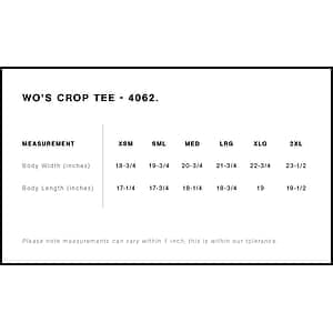 Wo's Crop Tee | 4062S