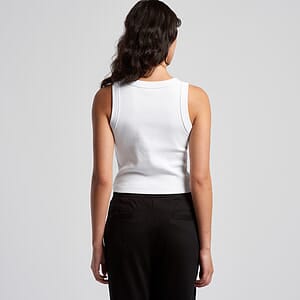 Wo's Organic Rib Crop Tank | 4064G