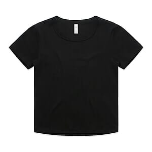 Wo's Organic Rib Baby Tee | 4074