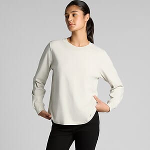 Wo's Heavy Faded L/S Tee | 4083