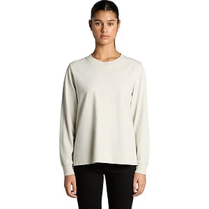 Wo's Heavy Faded L/S Tee | 4083