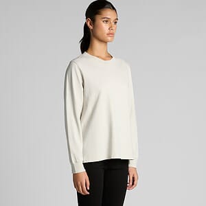 Wo's Heavy Faded L/S Tee | 4083