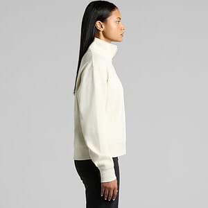 Wo's Stencil Half Zip Crew | 4125