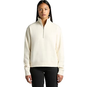 Wo's Stencil Half Zip Crew | 4125