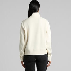 Wo's Stencil Half Zip Crew | 4125