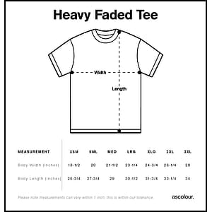Heavy Faded Tee | 5082