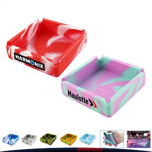 Square Camouflage Ashtray