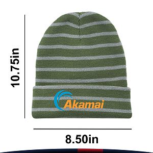 Cabou Striped Knitted Beanies