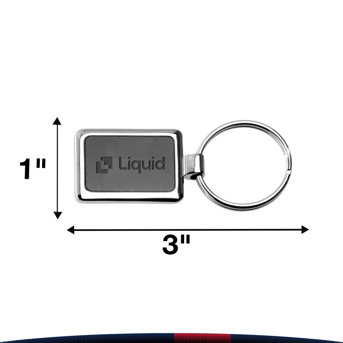Essy Square Keychain
