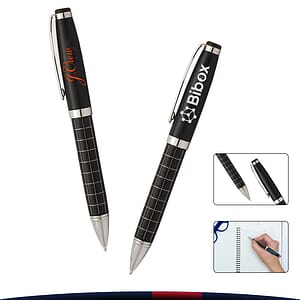 Krisee Grid Metal Ballpoint Pen