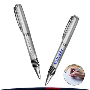 Yves Ribbed Rubber Grip Pen