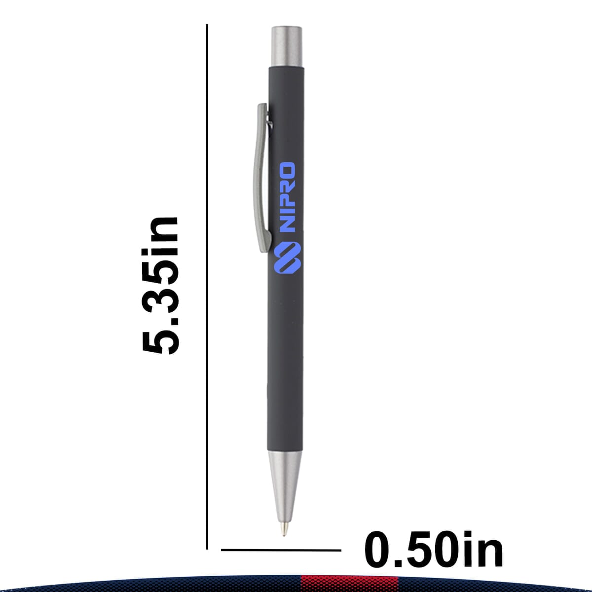 Rubber Coated Metal Pen