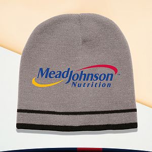 Double Stripe Knit Beanies