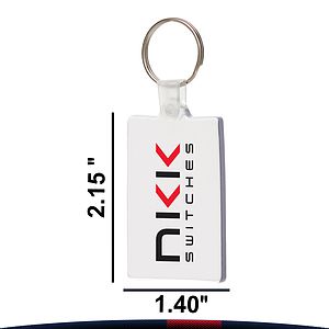 Glarte Rectangle Soft Keychain