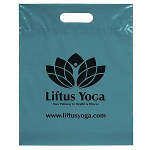 Die Cut Handle Bag - 12W x 15H x 3 - Flexo Ink Print
