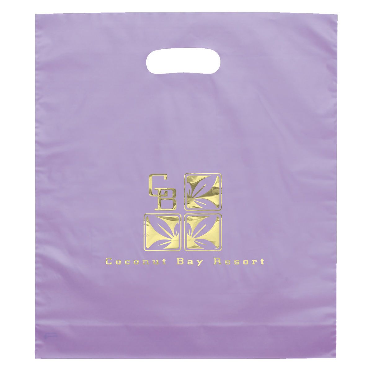 Rose™ - Frosted Brite Die Cut Handle - Foil Print