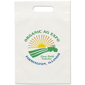 Eco Die Cut Handle Bag - 9W x 14H - Dynamic Color