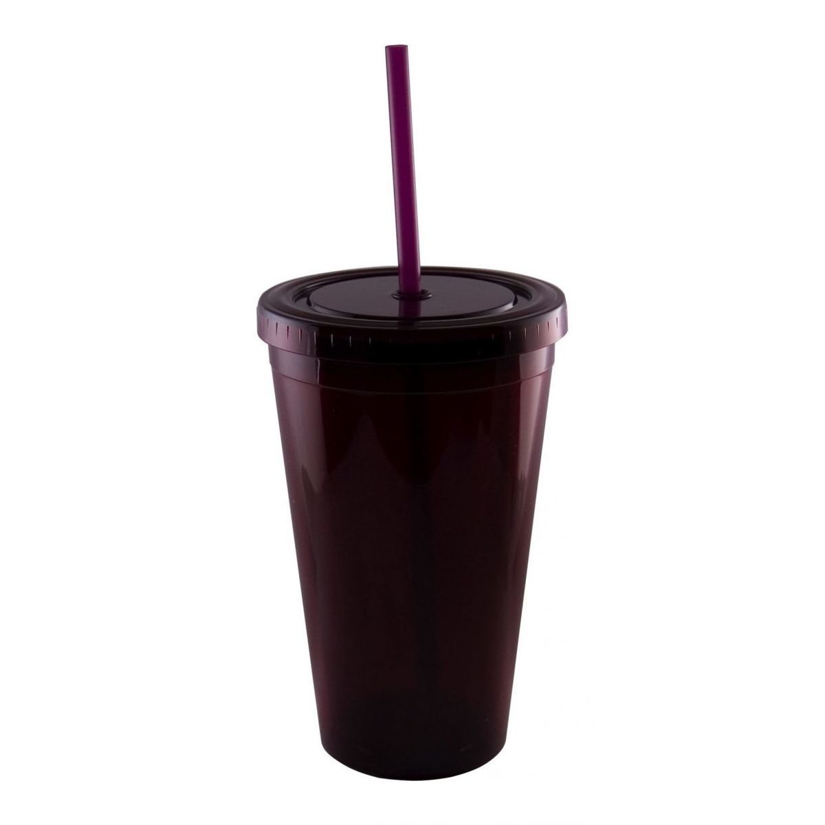 16 oz. maroon double wall acrylic translucent tumbler Order Swag