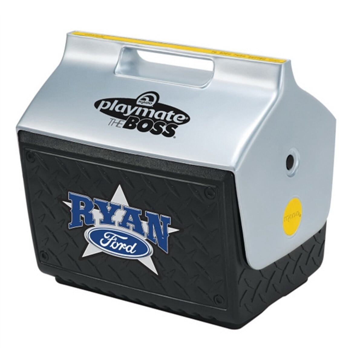 IGLOO Playmate The Boss 14 Qt. COOLER (Black/Yellow/Gray)