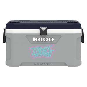 IGLOO MAXCOLD LATITUDE 70 QT  COOLER (Carbonite/Aegean Sea)