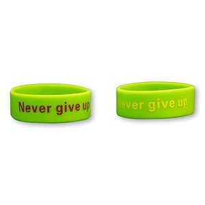 Awareness Bracelet 3/4" Screen Printed